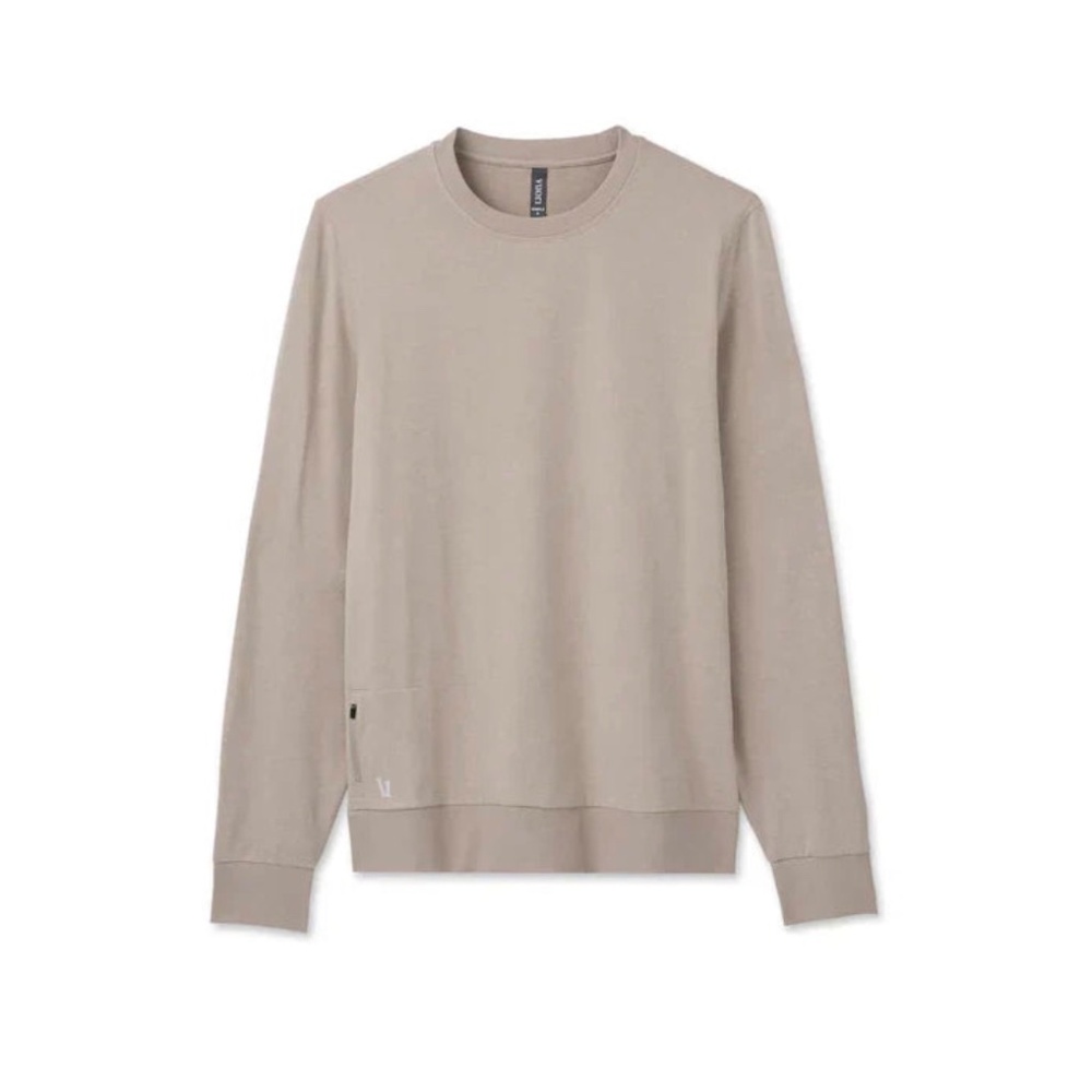 Vuori Ponto Performance Crew Men’s Dark Salt Heather - Picture 2 of 4